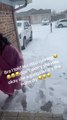 Girl Slips on Ice