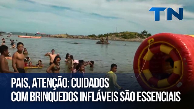 Pais, atenção: cuidados com brinquedos infláveis são essenciais