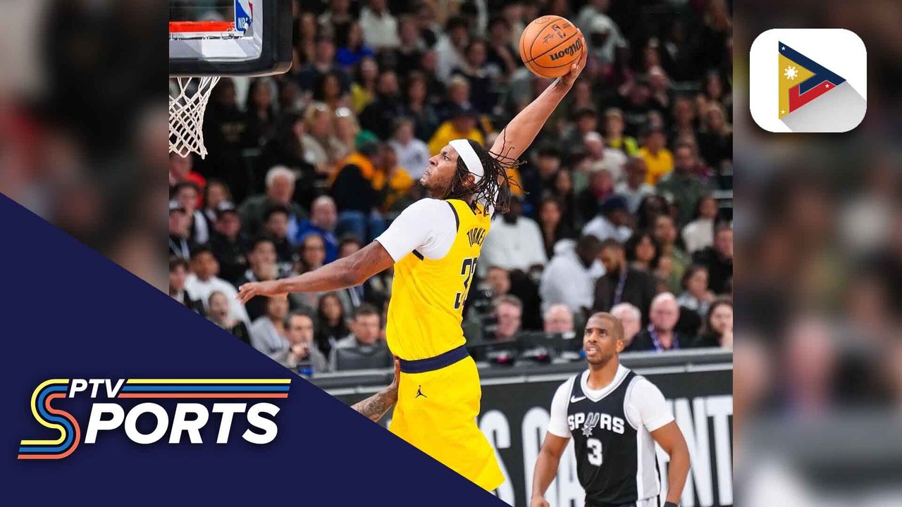 Pacers, nakabawi kontra Spurs sa 2025 NBA Paris Games