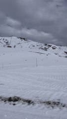 MAGNIFIQUE panorama sous temps gris aux Sybelles