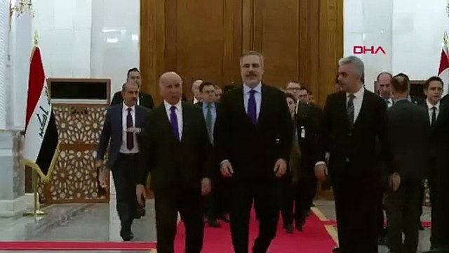 Bakan Fidan, Irak Cumhurbaşkanı Abdullatif Reşid tarafından kabul edildi - (Video eklendi)