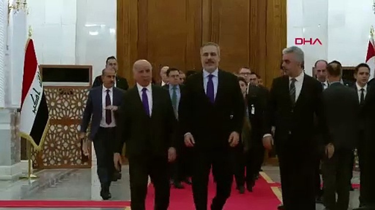 Bakan Fidan, Irak Cumhurbaşkanı Abdullatif Reşid tarafından kabul edildi - (Video eklendi)
