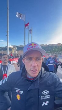 Thierry Neuville après le Rallye Monte-Carlo