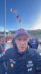 Thierry Neuville après le Rallye Monte-Carlo