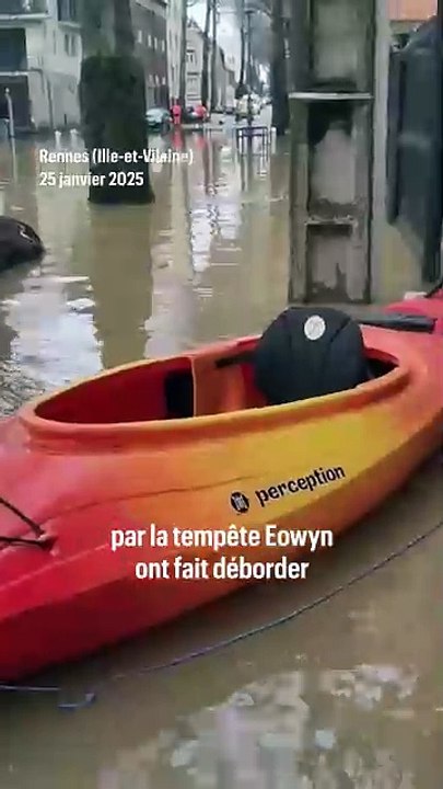 Tempêtes Éowyn et Herminia : Rennes sous les eaux