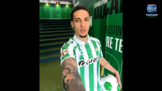 Antony performs his trademark 'spin' trick in unveiling video for Real Betis as Spanish side complete loan signing of £86m Man United flop