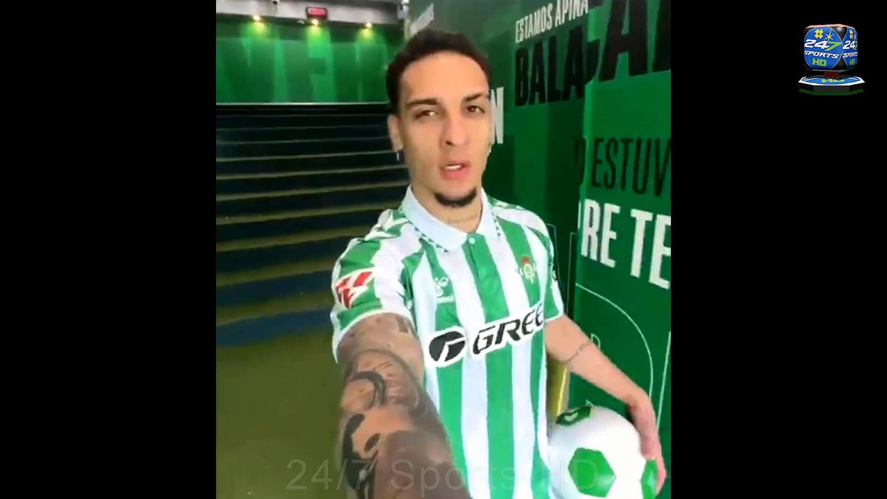 Antony performs his trademark 'spin' trick in unveiling video for Real Betis as Spanish side complete loan signing of £86m Man United flop