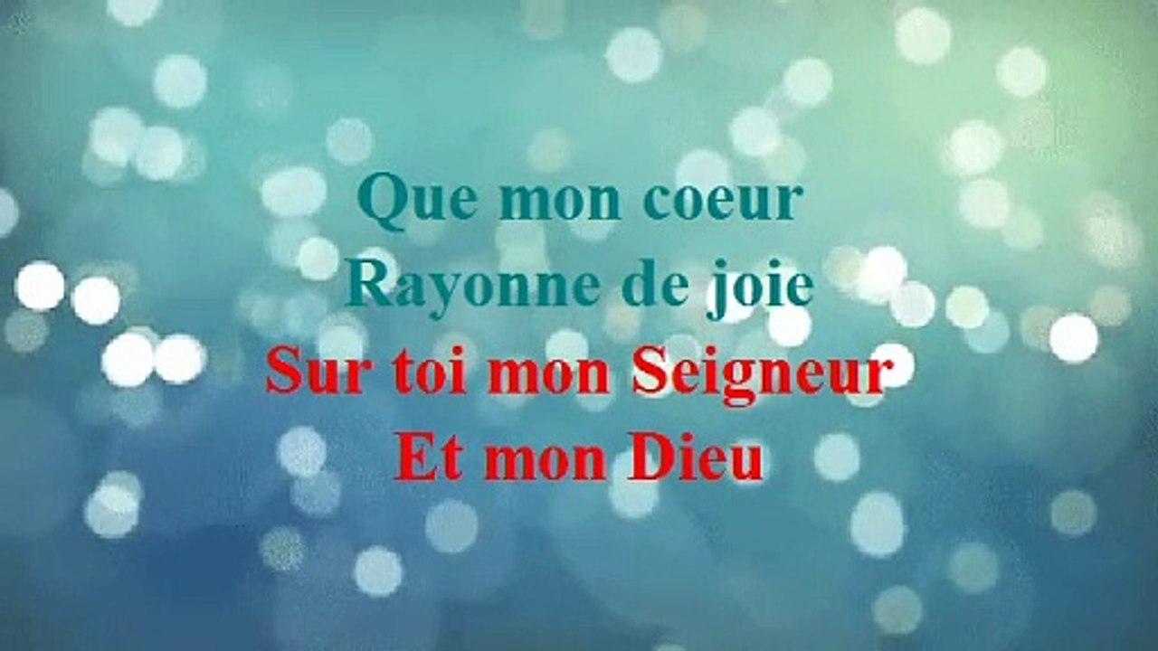 Ô Quel Beau Jour Jour De Mon Choix (Paroles)