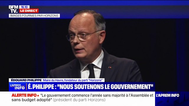 En 2025, nous soutenons le gouvernement , affirme Edouard Philippe