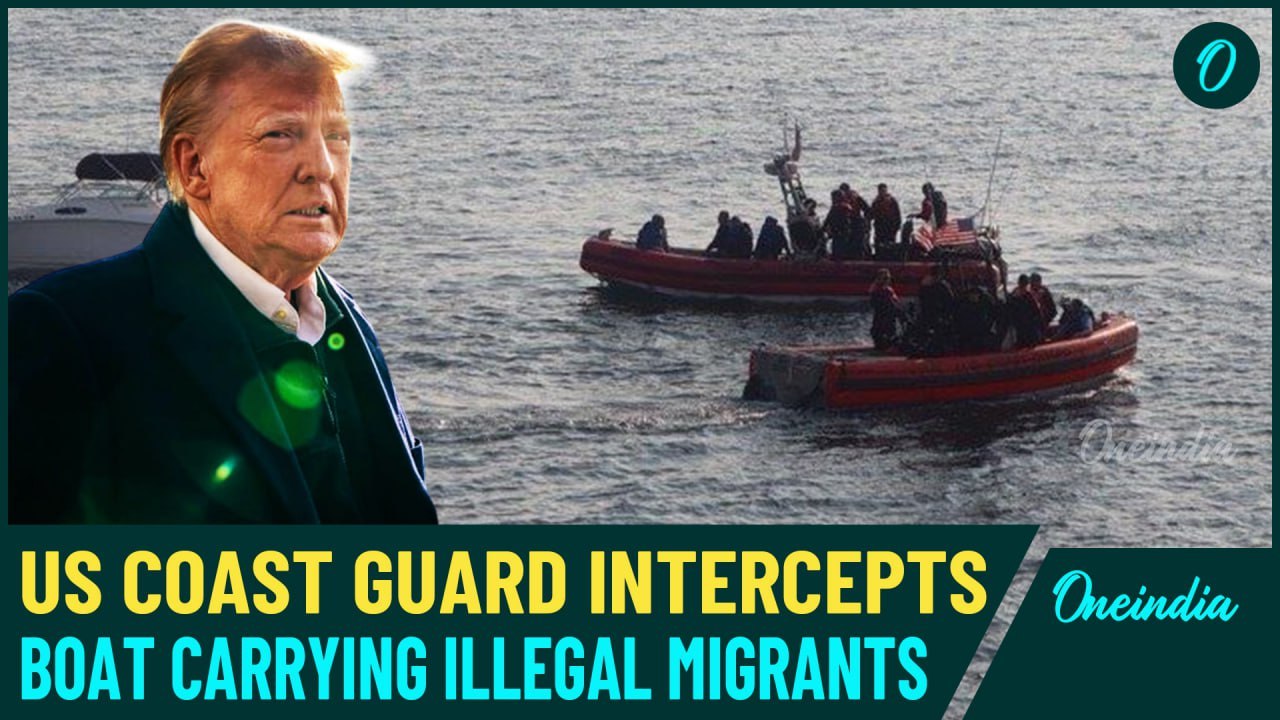 Trump’s Crackdown VIDEO: U.S Coast Guard Stops Boat Carrying Illegal Migrants Amid Deportations