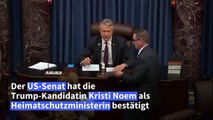 US-Senat bestätigt Kristi Noem als Heimatschutzministerin