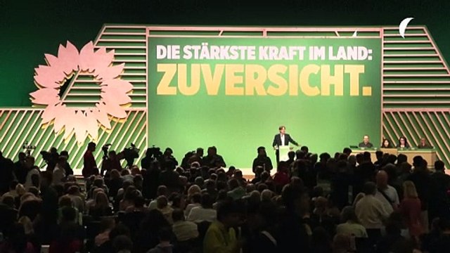 Grüne beschließen Wahlprogramm - Habeck kritisiert Merz
