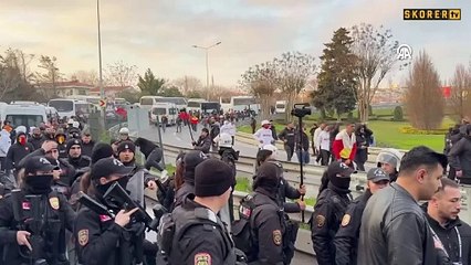 Fenerbahçe-Göztepe maçı öncesinde arbede çıktı