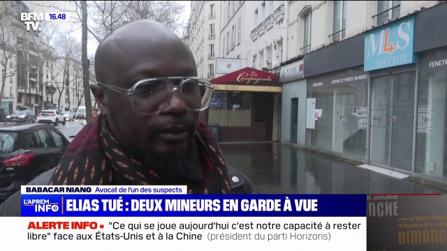 L'avocat de l'un des deux suspects du meurtre d'Élias, 14 ans, s'exprime