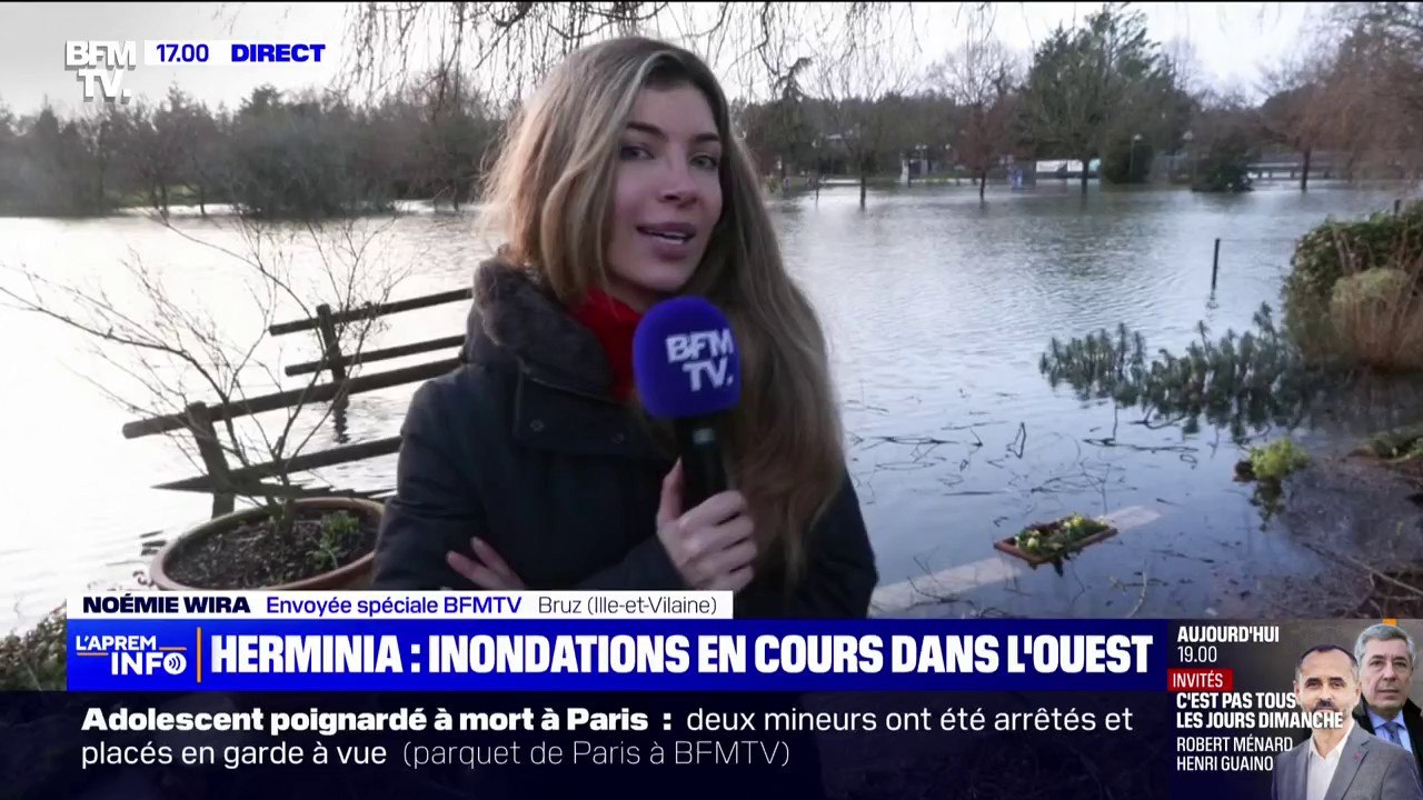 Crues en Ille-et-Vilaine: 75 personnes évacuées d'un hôtel à Bruz