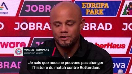Bayern - Kompany : "Il n'y a pas de succès sans des moments difficiles"