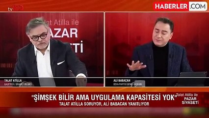 Ali Babacan, DEVA Partisi'nin Cumhurbaşkanı adayını şimdiden açıkladı