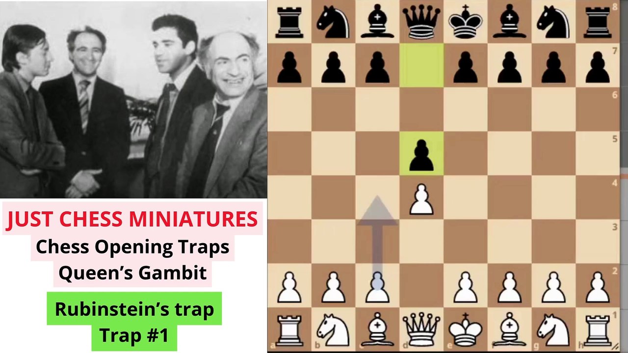 Chess Opening Traps. Queen's Gambit
