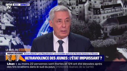 Mort d'Élias: "On n'a toujours pas pris la mesure de la violence qui monte", estime Henri Guaino, ancien député LR