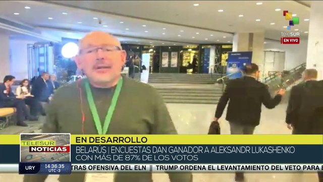 En Belarús encuestas dan como ganador a Aleksandr Lukashenko