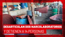 🚨 Desarticulan dos narcolaboratorios y detienen a 14 personas en Tlaxcala y Puebla