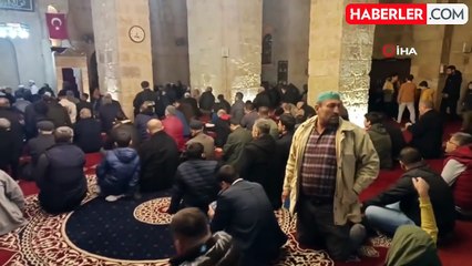 Miraç Kandili'nde Hoşkadem Cami Dolup Taştı