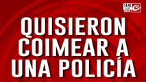 Quisieron coimear a una policía: quedaron detenidos
