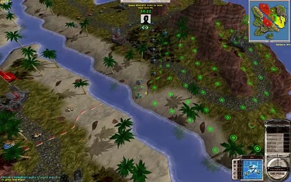 Massive Assault Network 2: map Altaliman, playing on Linux (Lutris, Wine, Conty) agains AI: victory
