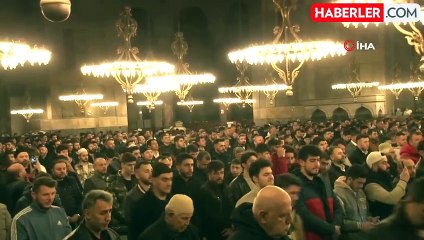 Ayasofya'da Miraç Kandili Coşkuyla İdrak Edildi
