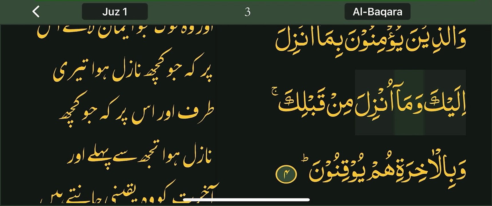 Read Qur’an everyday with naziaqaiser  Surah albakara verse 1, 2, 3, 4, 5, 6, 7-