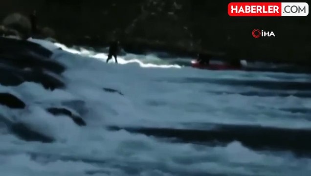 Barajda Mahsur Kalan Vatandaş İtfaiye Ekipleri Tarafından Kurtarıldı