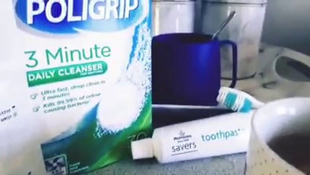 Dentures Morning Routine ( False Teeth At 26 )