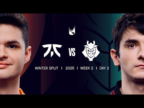 FNC v G2 | 2025 LEC Winter | Week 2 Day 2 | Fnatic vs.G2 Esports