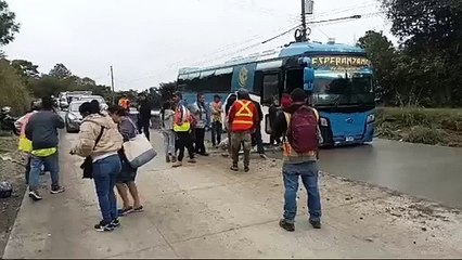 Hondureño evita tragedia de bus sin frenos