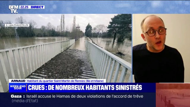 C'est plutôt hors norme comme situation : un habitant de Rennes témoigne des crues en Ille-et-Vilaine