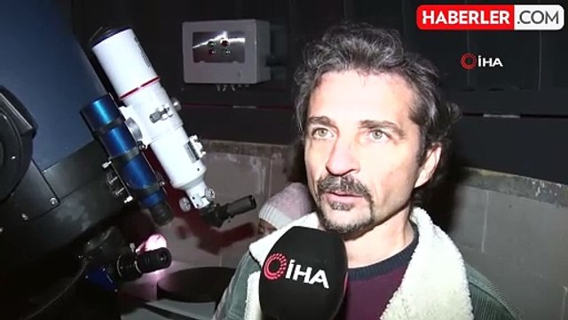 Kayserililer Nadir Doğa Olayını İzlemek İçin Gözlemevine Akın Etti