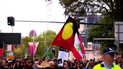 Protesters gather at Invasion Day rallies across Australia