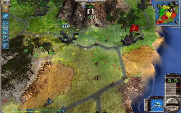Massive Assault Network 2: map Emerald, playing on Linux (Lutris, Wine, Conty) against AI, victory