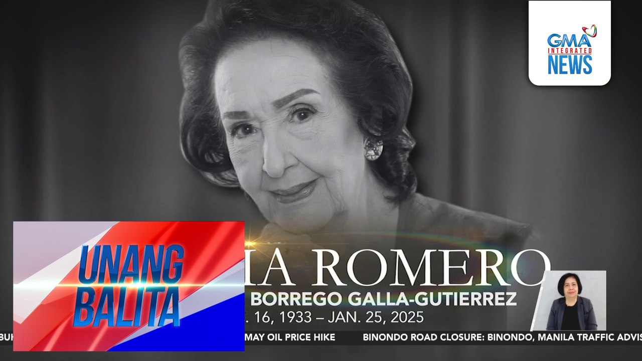 Philippine movie icon Gloria Romero, pumanaw sa edad na 91 | Unang Balita