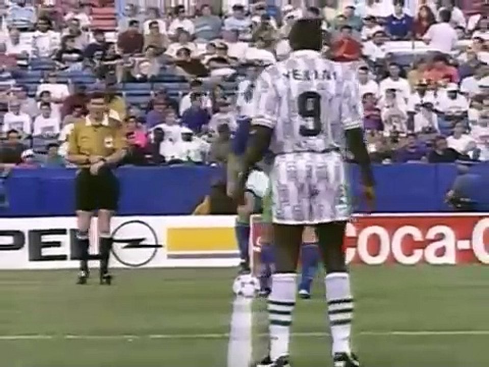 Copa do Mundo 1994  Nigéria x Grécia (Grupo D) com Marco Antônio (Band)_Jogo completo (full match); (85) 98677-8018_2776564112508546