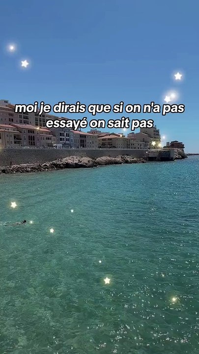 On n'essaie pas parce que on s'en croit pas capable c'est la peur d'échouer