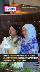 Flying high! Tahniah Umairah, artis pertama di bawah pengurusan SN Legacy Sdn Bhd, meneruskan legasi seni yang gemilang.