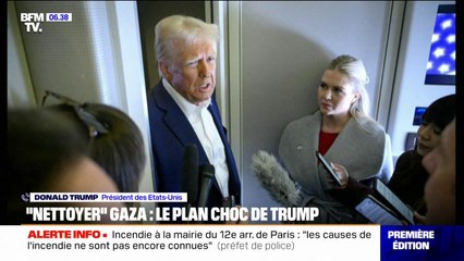 Gaza: Donald Trump parle "d'un site de démolition" et indique qu'il souhaite "faire le ménage là-dedans"