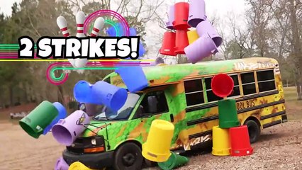 I Turned My School Bus Into A BEACH!