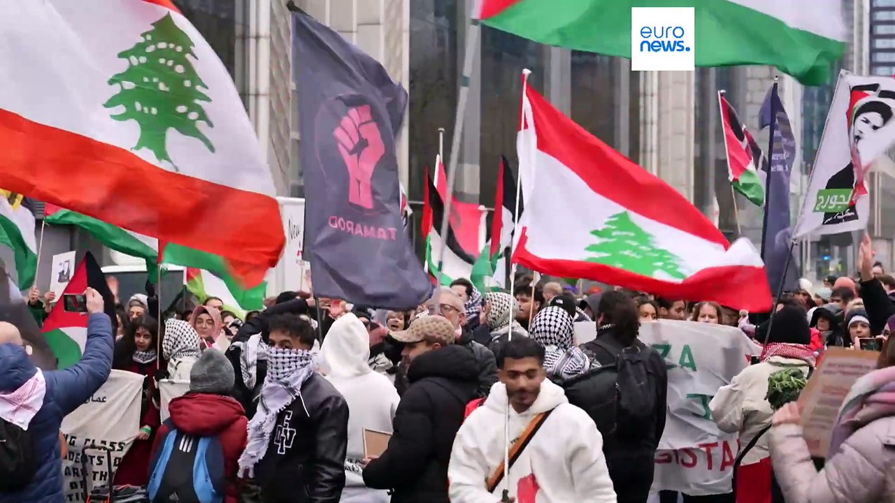 Demonstration in Brüssel: Tausende fordern einen dauerhaften Waffenstillstand im Gazastreifen