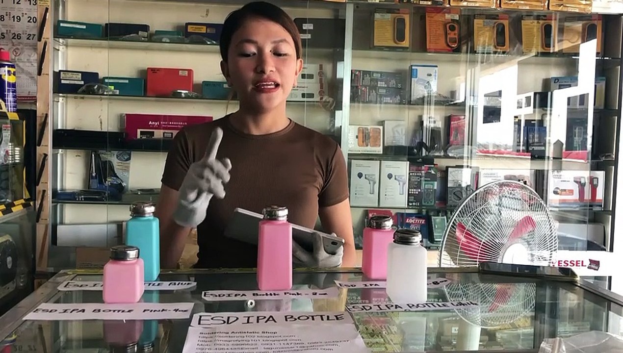 ESD ANTI-STATIC IPA Alcohol Bottle for Electronics Assembly & Repair