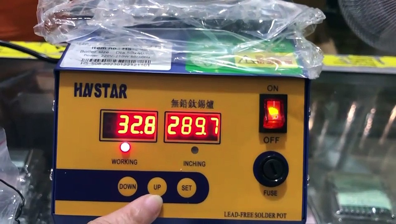 HANSTAR 508 SOLDERING POT TITANIUM BOILER POT