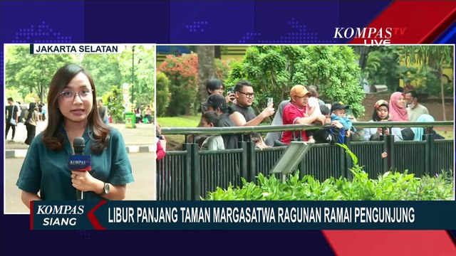 [FULL] Intip Keseruan Aktivitas Wisatawan di Taman Margasatwa Ragunan Isi Hari Libur Panjang