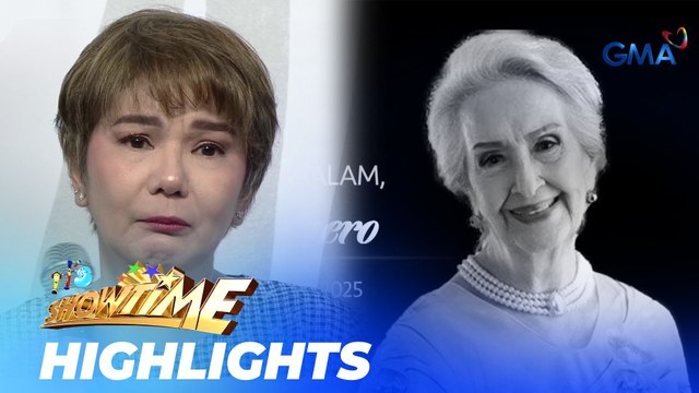 It's Showtime: Maraming salamat at Paalam, Queen of Philippine cinema, Ms. Gloria Romero