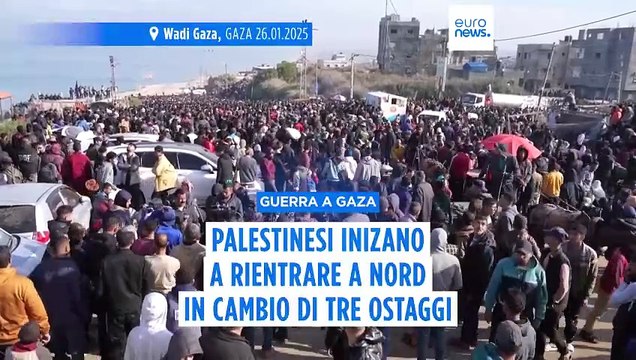 Gaza, accordo Israele-Hamas: palestinesi verso il nord della Striscia, Arbel Yehud libera giovedì